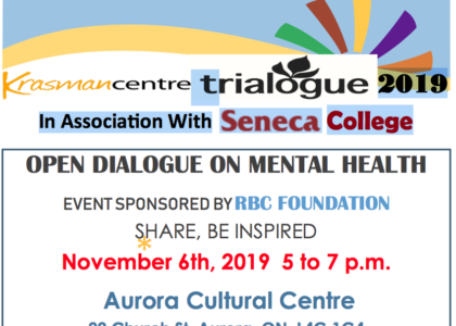 Krasman Centre Trialogue 2019 in association with Seneca College – Nov 6
